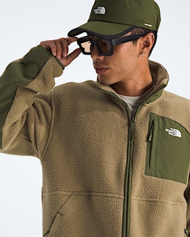 Mens Yumiori Off Peak FullZip Jacket TNF CedarWoodland Green HERO2
