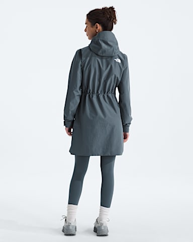 Womens DRYVENT Hikesteller Parka TNF Granite Grey BACK