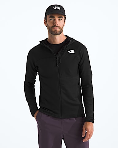 Mens Polartec Power Grid Stormgap Hoodie TNF TNF Black Main