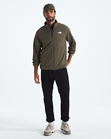 Mens Packable Kecha Full Zip TNF New Taupe Green HERO2
