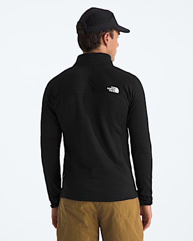 Mens Polartec Power Grid Stormgap Jacket TNF TNF Black BACK