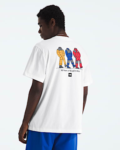 Mens TNF Celebration Relaxed ShortSleeve TeeGraphic TNF TNF White Main