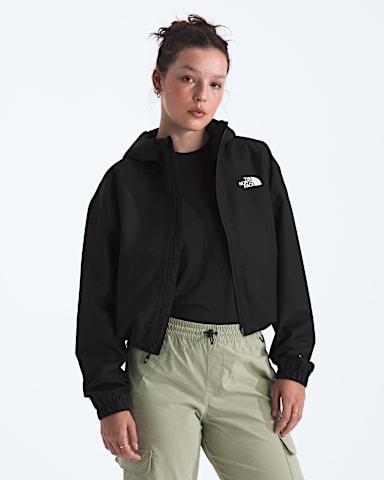 Womens Quest Cropped Jacket TNF TNF Black Main