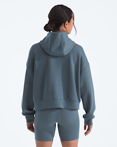 Womens Jaida Full Zip Hooded Jacket TNF Granite Grey BACK