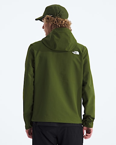 Mens Tansa Soft Shell TNF Woodland Green BACK