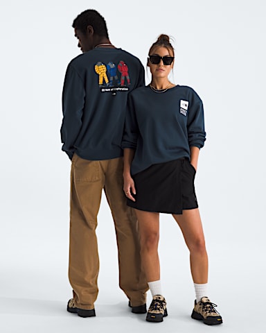 Unisex TNF Celebration Relaxed CrewGraphic TNF Summit Navy Main