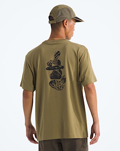 Tshirt manches courtes dcontract imprim Stones pour hommes TNF Cedre HERO
