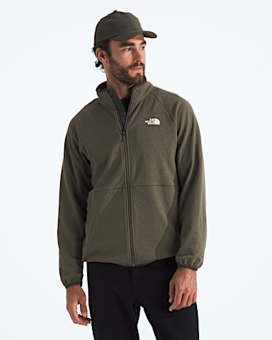 Mens Packable Kecha Full Zip TNF New Taupe Green Main