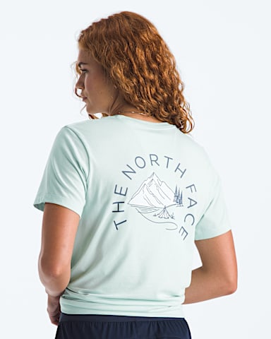Womens Monte Regular ShortSleeve TeeGraphic TNF Opal Frost Main