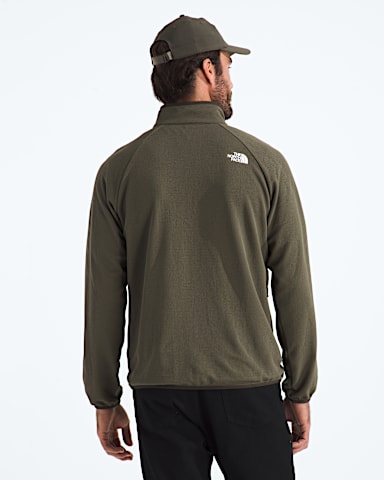Mens Packable Kecha Full Zip TNF New Taupe Green BACK