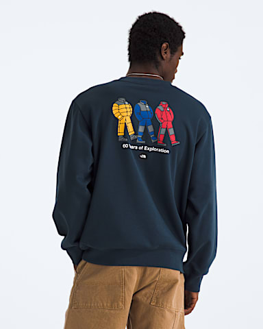 Unisex TNF Celebration Relaxed CrewGraphic TNF Summit Navy HERO2