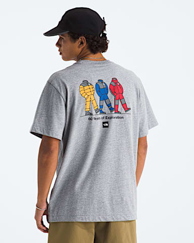 Mens TNF Celebration Relaxed ShortSleeve TeeGraphic TNF TNF Pale Grey Heather Main