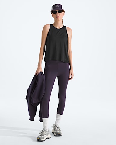 Womens Jaida Tank TNF TNF Black Dark Heather HERO2