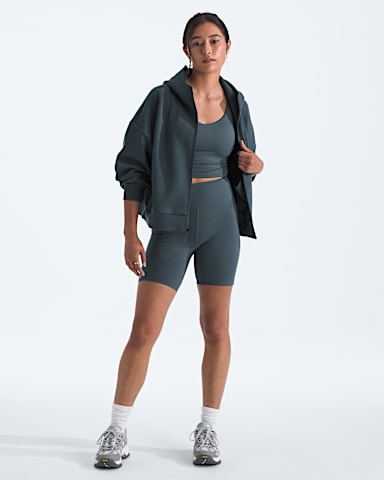 Womens Jaida Pocket Shorts TNF Granite Grey HERO2