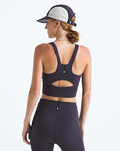 Womens Jaida Long Line Bra TNF Endless Dusk BACK
