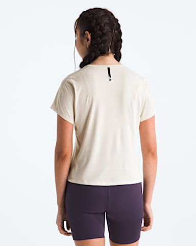 Tshirt manches courtes Jaida pour femmes TNF Bruyere Claire Dune Blanche BACK