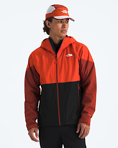 Mens Lightning ZipIn Jacket TNF TNF BlackIron ClayLava Red Main