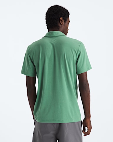 Polo Adventure pour hommes TNF Vert Algue Attenue BACK