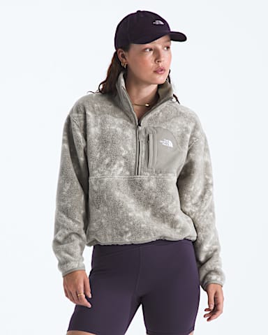 Womens Yumiori Off Peak Zip JacketPrint TNF Stone Slab Chalk Texture Print Main