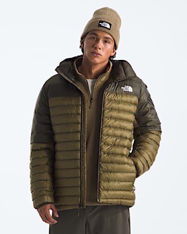 Chandail capuche Terra Peak pour hommes TNF Vert Taupe NouveauCedre HERO