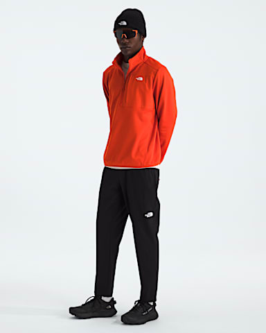 Mens TNF Performance Fleece Zip TNF Lava Red HERO2