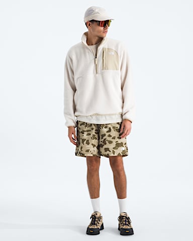 Mens Yumiori Off Peak Zip Jacket TNF White DuneDesert Stone HERO2