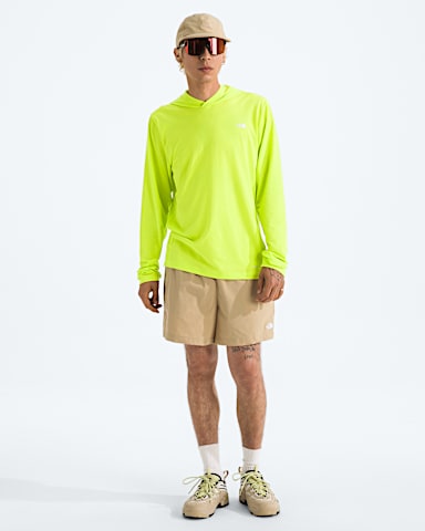 Mens Adventure Sun Hoodie TNF Fizz Lime HERO2