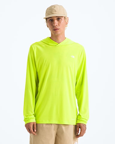 Mens Adventure Sun Hoodie TNF Fizz Lime Main