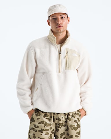 Mens Yumiori Off Peak Zip Jacket TNF White DuneDesert Stone Main