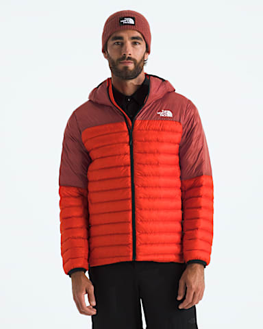 Mens Terra Peak Hoodie TNF Lava RedIron Clay Main