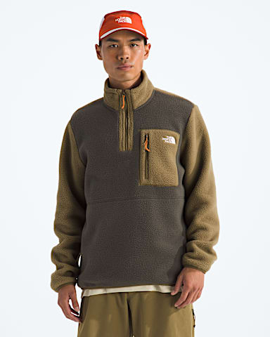 Mens Yumiori Zip TNF New Taupe GreenCedarDust Orange Main