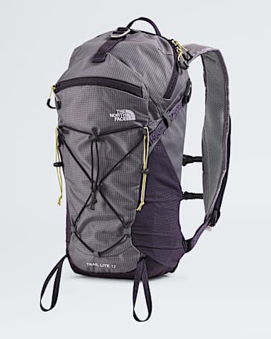 Womens Trail Lite 12 Backpack TNF Transcendent GreyEndless DuskPear FRONT34