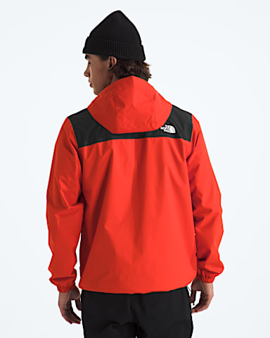 Mens Antora Jacket TNF Lava RedTNF Black BACK