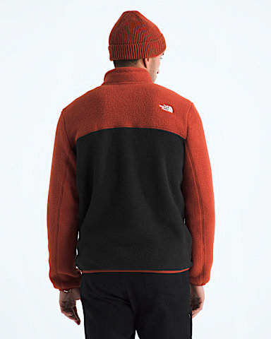 Mens Yumiori FullZip TNF TNF BlackEmber SoilIron Clay BACK