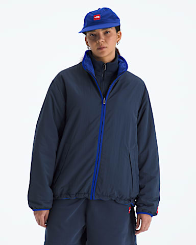 TNF Red Box Reversible Fleece Jacket TNF Summit NavyTNF Blue HERO3