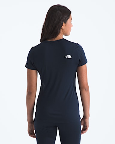 Tshirt TNF X Smartwool 150 en mlange de mrinos pour femmes TNF Bleu Marine Profond BACK