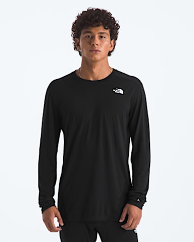 TNF X Smartwool Mens Merino Blend 150 LongSleeve Crew TNF Black HERO