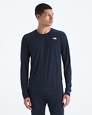 Tshirt manches longues TNF X Smartwool 150 en mlange de mrinos pour hommes TNF Bleu Marine Profond HERO
