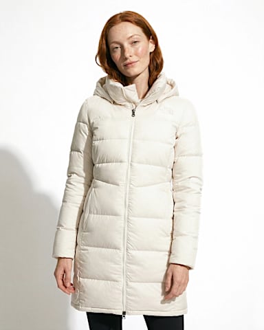 Womens Metropolis Parka TNF Gardenia White HERO2