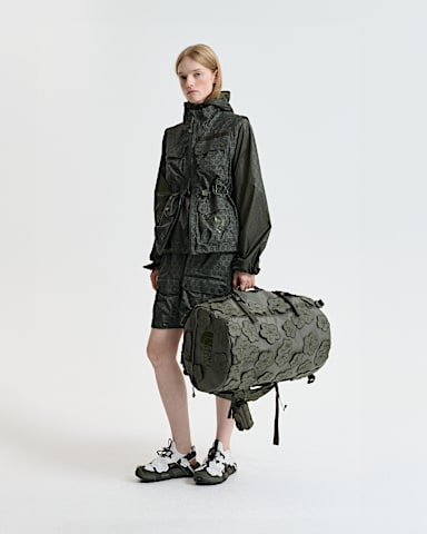 Sac de sport Base Camp Anne de TNF X Cecilie Bahnsen  S TNF Vert Foret Sombre HERO