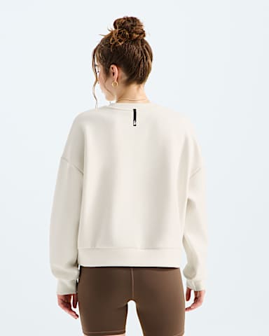 Womens Jaida Crew TNF White Dune BACK