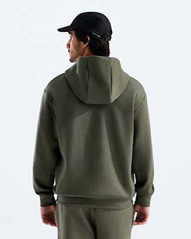 Mens Dynamic Zip Hoodie TNF New Taupe Green BACK