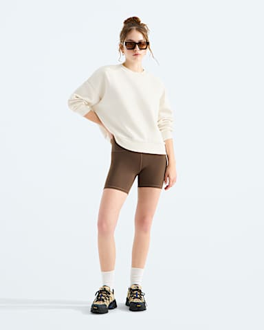 Womens Jaida Crew TNF White Dune HERO2