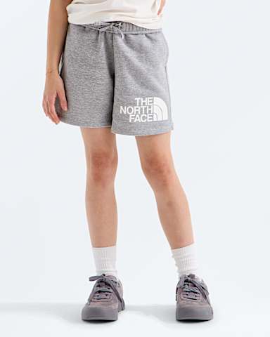 Boys Girls Evolution Half Dome Shorts TNF TNF Pale Grey Heather HERO2