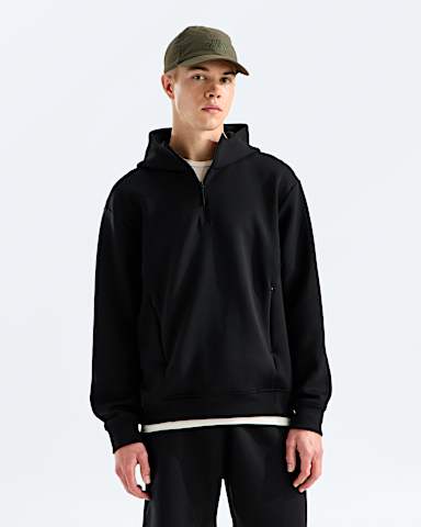 Chandail capuchon glissire un quart Dynamic pour hommes TNF Noir TNF HERO