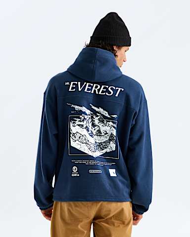 Mens Places We Love HoodieEverest TNF Summit Navy BACK