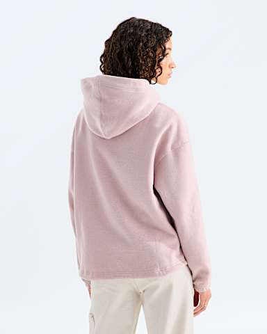 Womens Places We Love HoodieRockies Blue Columbine TNF Metal Pink BACK