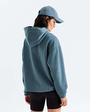 Womens Places We Love HoodieRockies Blue Columbine TNF Granite Grey BACK