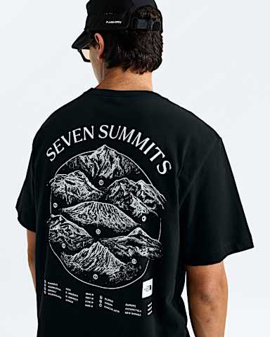 Tshirt  manches courtes Places We Love pour hommes Seven Summits TNF Noir TNF HERO2