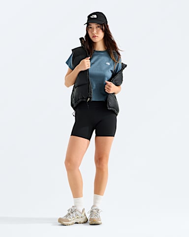 Womens TNF Essential Simple Dome Cutie ShortSleeve Tee TNF Granite Grey HERO2